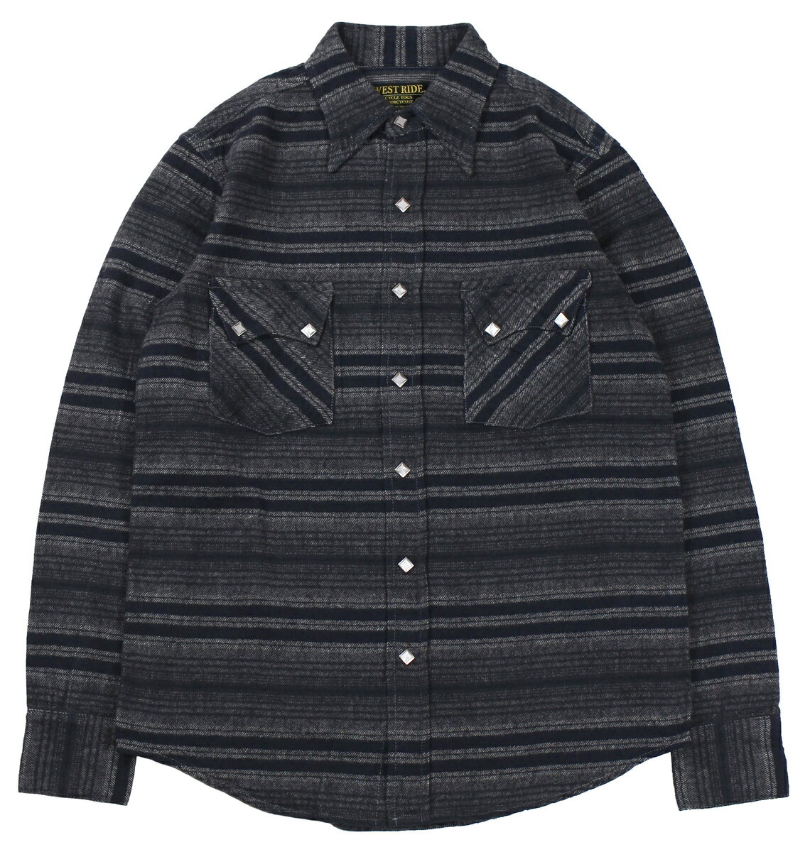 Rakuten - WESTRIDE [-WR3006- NVY BORDER size.36,38,40,42,44]