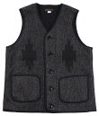 WESTRIDE [-NAVAJO BEACH VEST- BLK size.34,36,38,40,42,44]