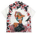 SUN SURF SPECIAL EDITION “HULA GIRL” (short sleeve) OFF WHITE size.S,M,L,XL