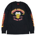 FRISCO CHOPPERS -L/S TEE- BLK×ORG size.S,M,L,XL,XXL