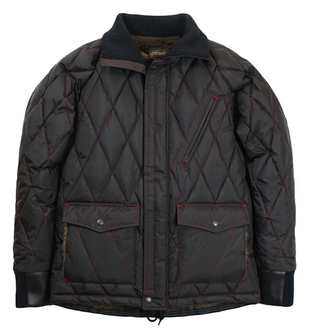 WESTRIDE [-ALL NEW RACING DOWN JACKET TYPE 2 with WIND GUARD:RELAX FIT- BLK×RED ST size.XS,S,M,L,XL,XXL]