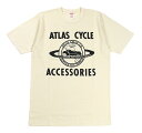 FREEWHEELERS CO. ＜AMERICAN MOTOR CULTURE＞ ATLAS CYCLE CO. 2425004 STRAW CREAM size.S,M,L,XL,XXL