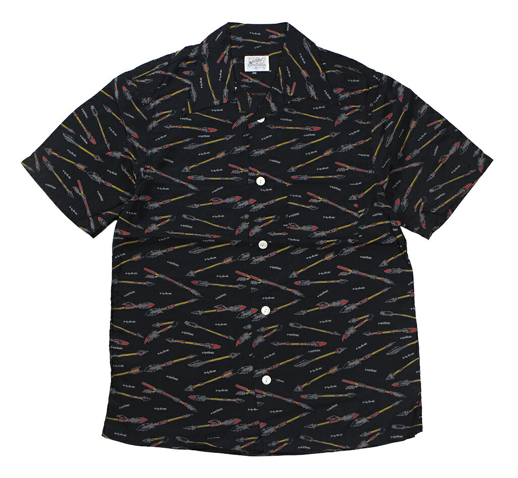Rakuten - WESTRIDE [-TX SOUVENIR SHORT SHIRTS- BLK size.36,38,40,42,44]