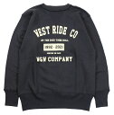 WESTRIDE -WAREHOUSE SWEAT-01 WR 30th LIMITED- BLK size.38,40,42,44,46