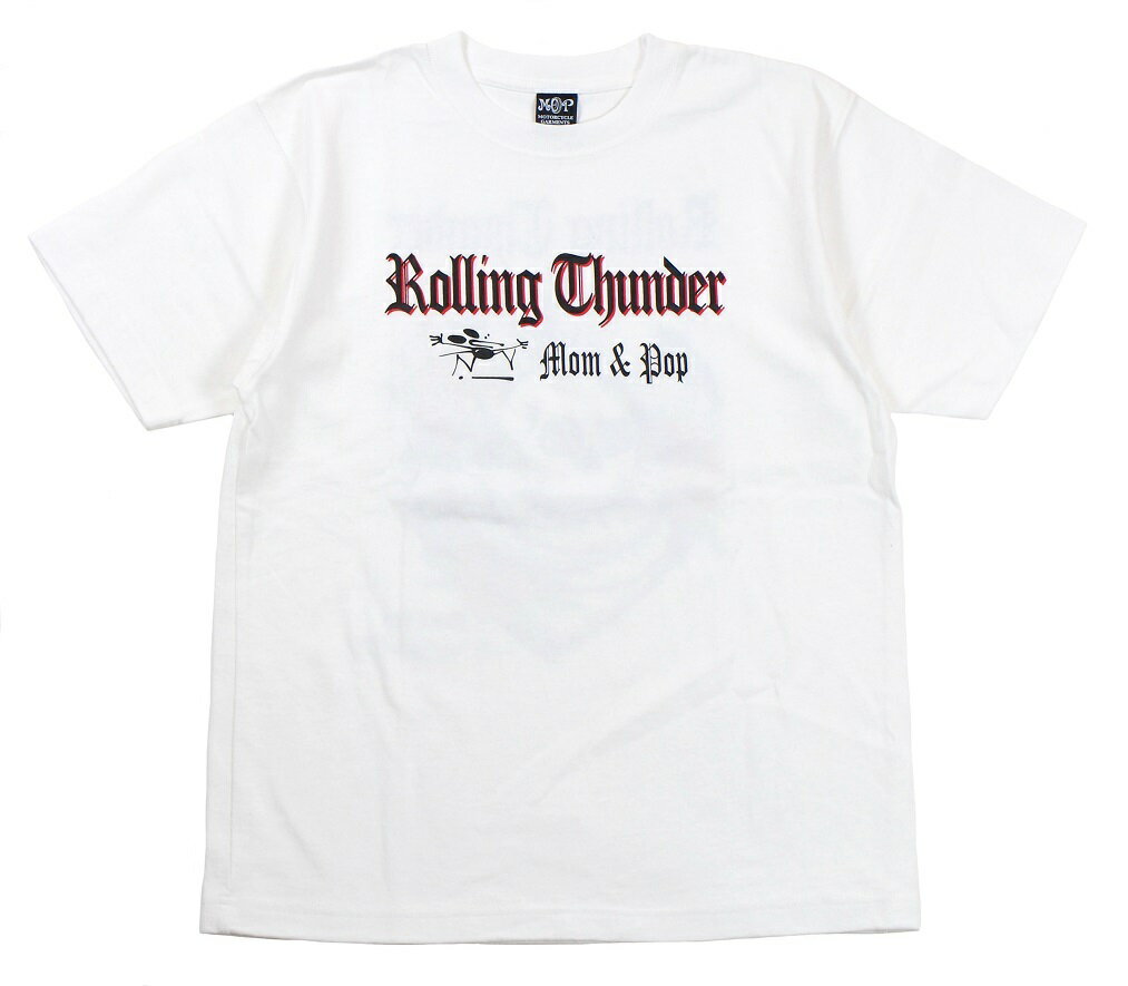 STANLEY MOUSE × MOM & POP [-ROLLING THUNDER- WHITE size.36,38,40,42]