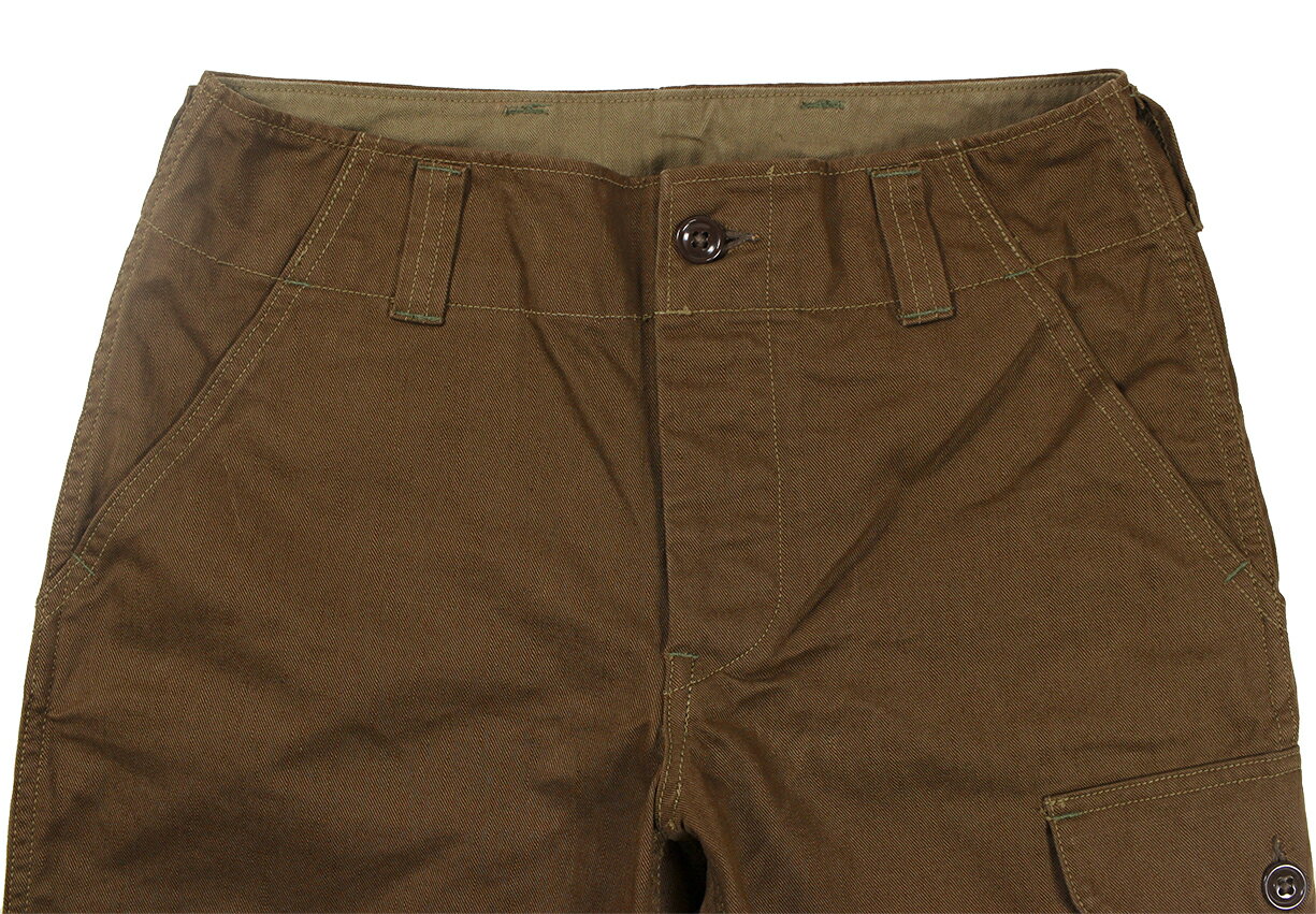 FREEWHEELERS & CO. ["AVIATORS' TROUSERS" #2432006 DARK SEPIA BROWN w.28,30,32,34,36]