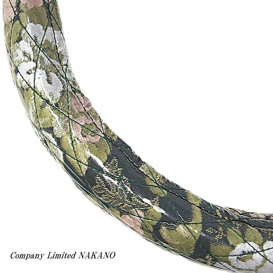 トラック用 ハンドルカバー シングルダイヤキルト ビニール付 花籠 グリーン サイズ選択 /大型/4t/2t/..