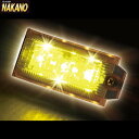 【LED3 ハイパワーミニフラットマーカーランプNEO DC 12V/24V車共用(イエロー/黄色)】ミニサイズ仕様　超高輝度LED搭載で驚異の明るさ　/カラーレンズ/兼用/トラック/軽トラック/大型車/中型車/4t/2t/