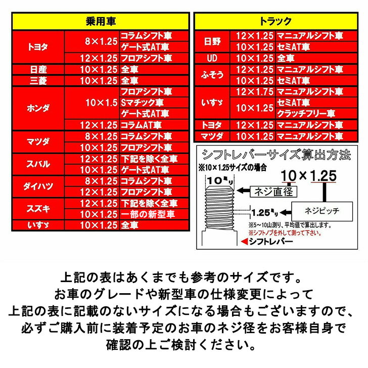 トラック用 横出しエクステンション L型 55mm横だし 10×1.25/12×1.25/12×1.75 サイズ選択 シフトノブを横移動 3