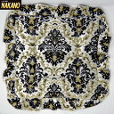 金華山 シートクッション 座布団 袴付き 王朝 ホワイトブラック 約450×450×厚み40mm