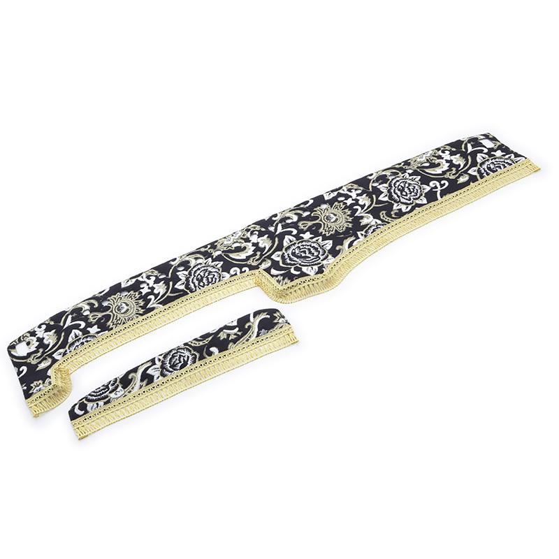 トラック用 ダッシュマット 日野用 金華山 モンブランローズ ブラック シルバー パープル ホワイト 標準仕様 ビニール無し