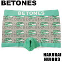 メール便発送 BETONES ビトーンズ HAKUSAI フリーサイズ 伸縮 ボクサーパンツ 前閉じ メンズ プレゼント ゴム hui003 アンダーウェア ボクサー