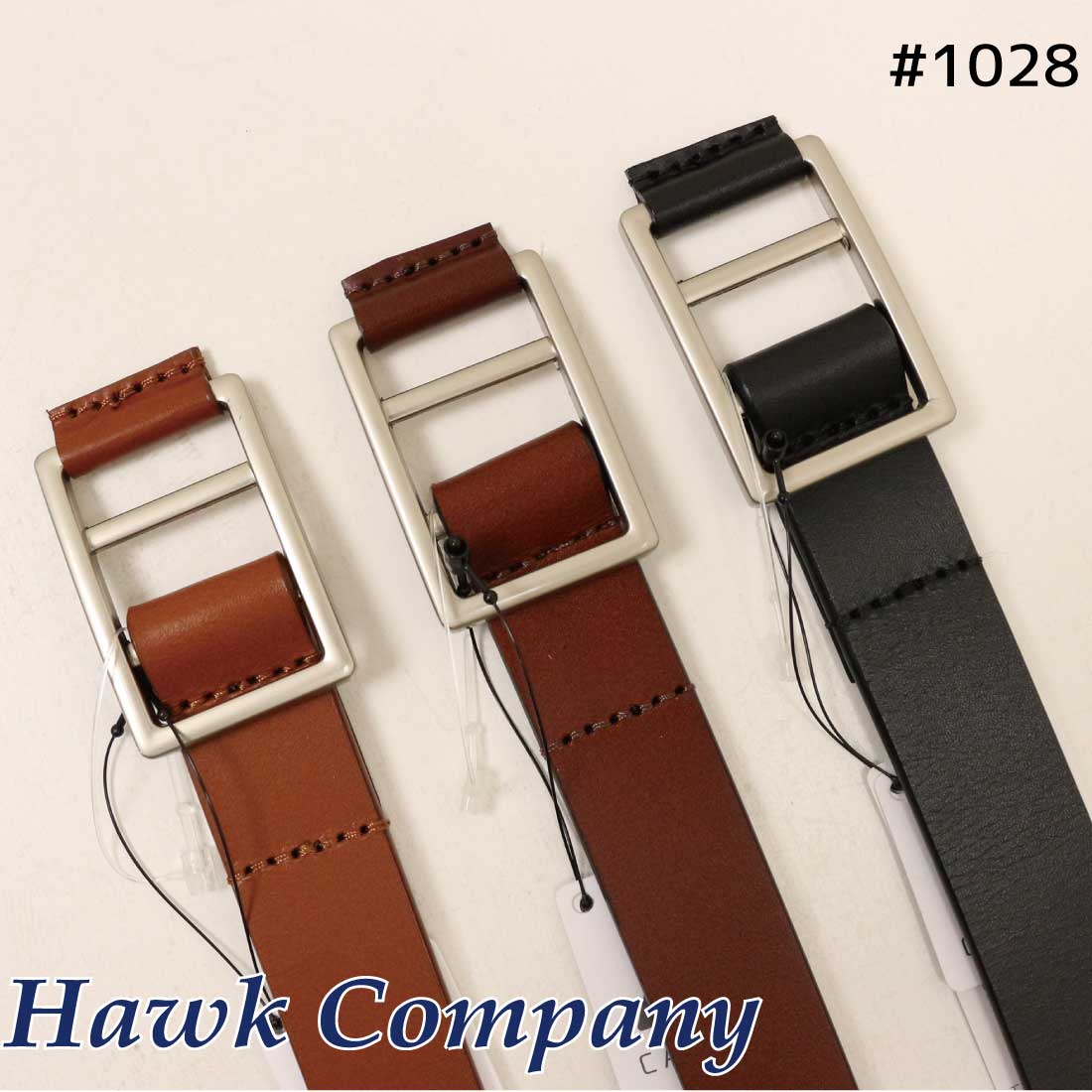 Rakuten - ホークカンパニー Hawk Company 1028 ベルト 本革 牛革 ホールレス レザーベルト シンプル ベーシック メンズ レディース ユニセックス