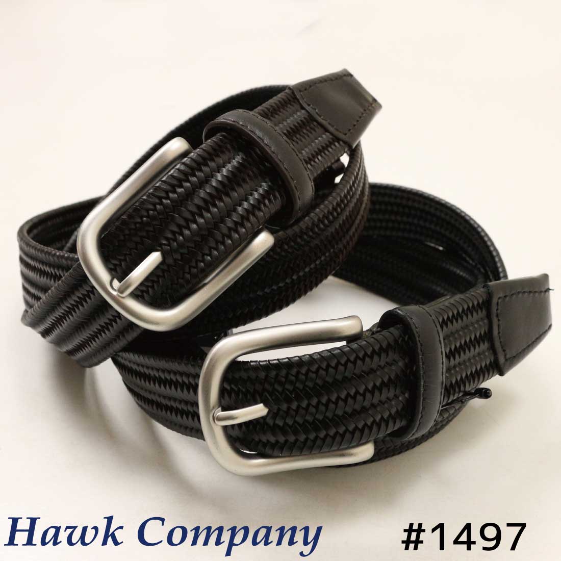 ホークカンパニー ホークカンパニー Hawk Company 1497 ベルト リラックス ストレッチ メッシュ ベルト 合成皮革 メンズ レディース ユニセックス
