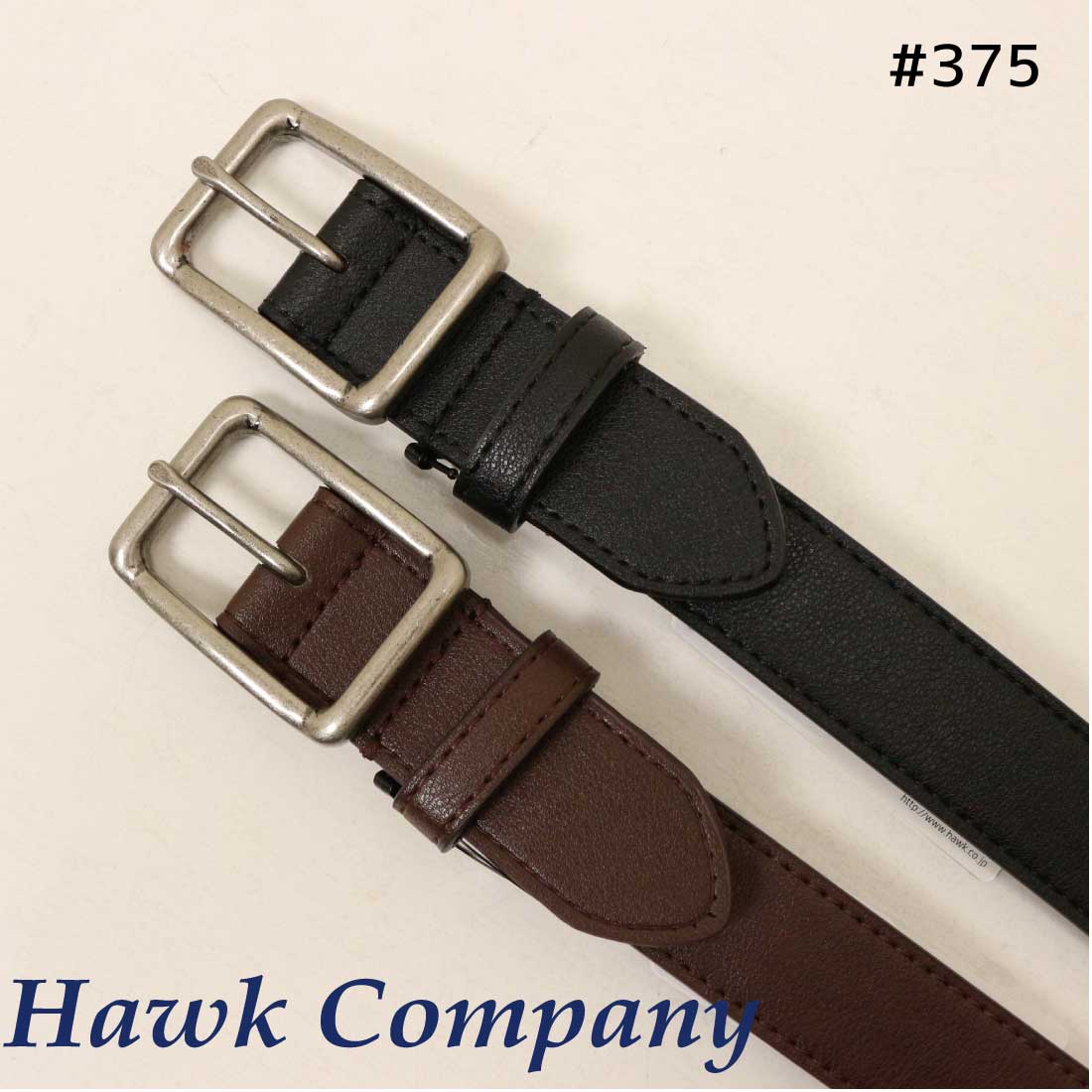 乐天商城 - ホークカンパニー Hawk Company 375 ベルト フェイクレザーベルト シンプル ベーシック メンズ レディース ユニセックス