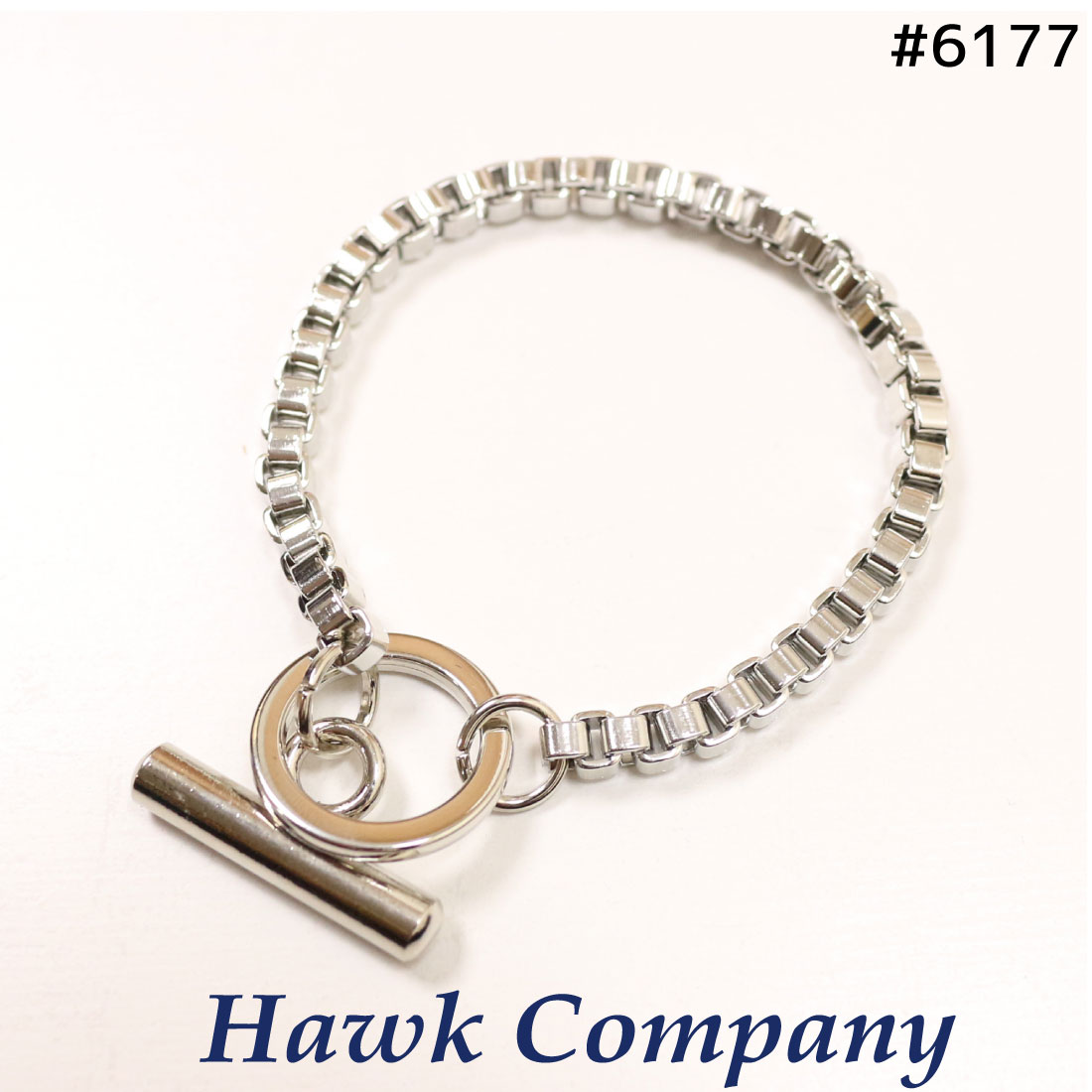 樂天商城 - メール便発送 ホークカンパニー Hawk Company ブレスレット 6177 ベネチアンチェーン プレゼント 最適 メンズ レディース ユニセックス