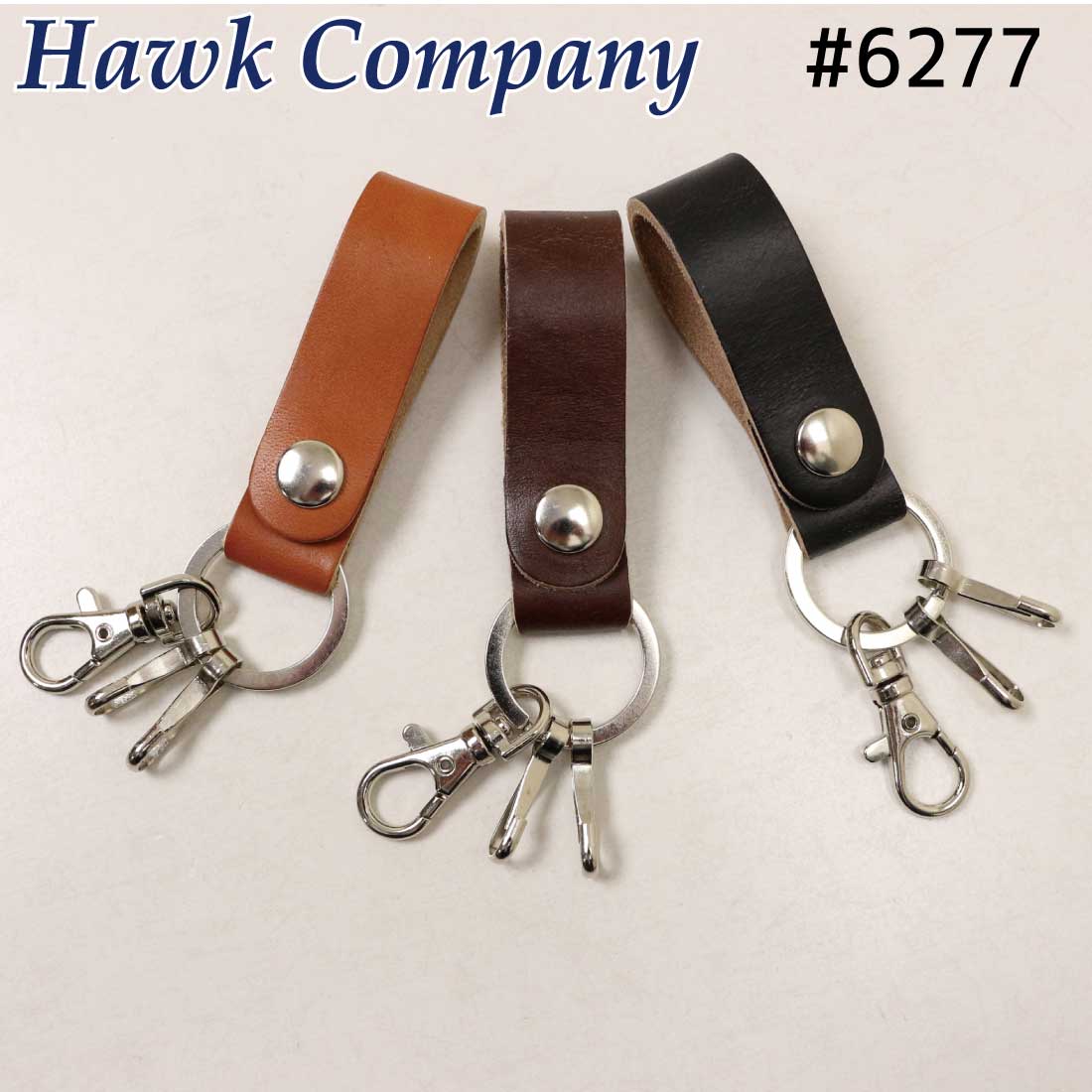 樂天商城 - メール便発送 ホークカンパニー Hawk Company キーリング キーホルダー 6277 レザー 本革 男女兼用 メンズ レディース プレゼント ユニセックス