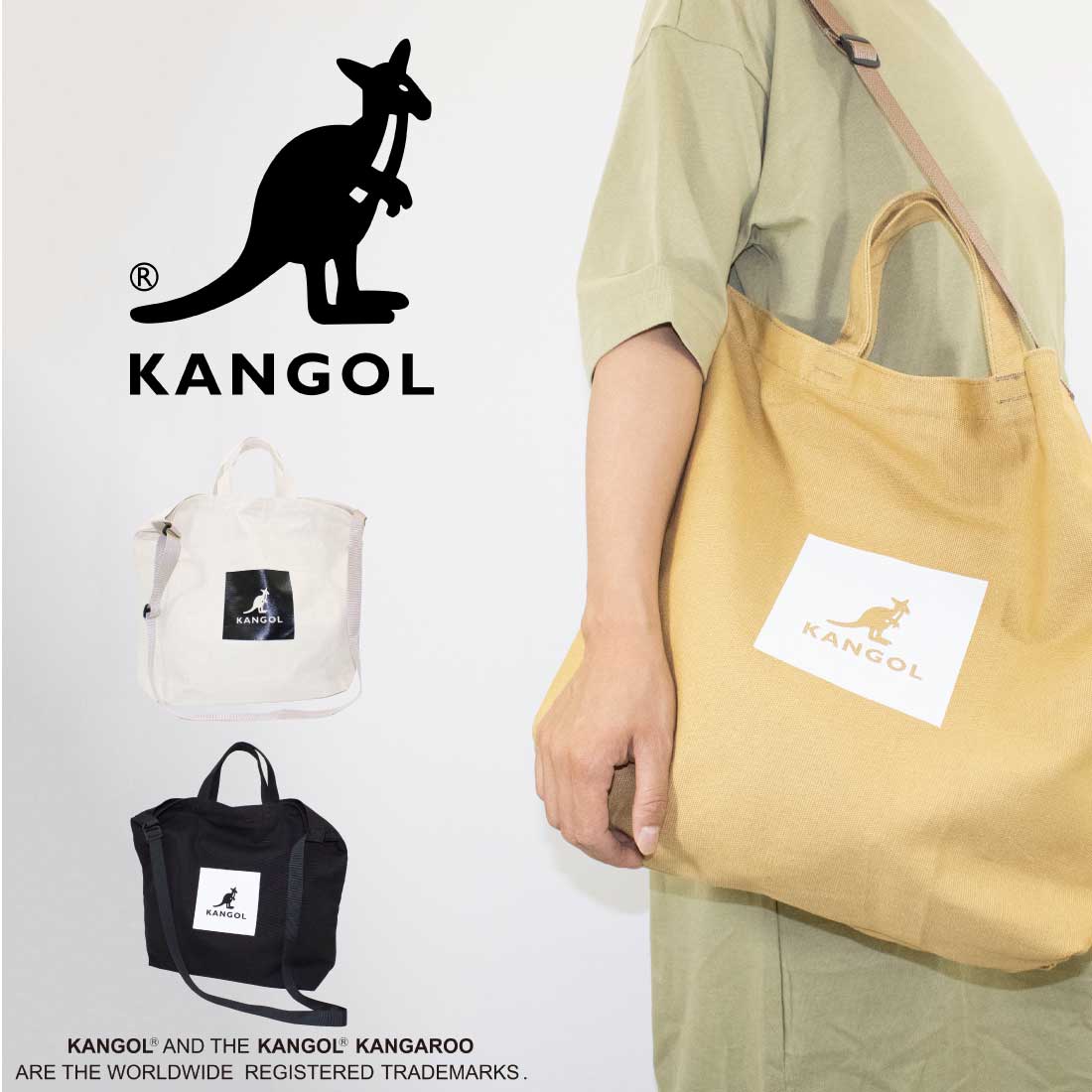 KANGOL JS[ IDE-KAN001 Rbg V_[ obO SHOULDER BAG g[gobO LoXn S vg