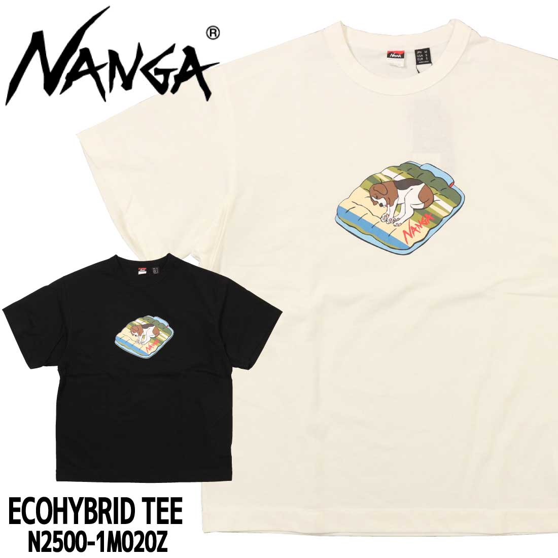 メール便発送 NANGA ナンガ 半袖 Tシャツ N2500-1M020Z エコ ハイブリッド ティー プリント クルーネック レギュラーフィット HIROAKI USHIODA アウトドア(4)