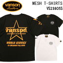 [֔ VANSON o\  TVc hC bV VS23805S z  MESH T-SHIRTS AJW oCJ[ n[to[ vg Y