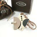 TOD’S トッズ 革紐 デザイン ネックレス チョーカー イタリア製 アクセサリー【中古】20211123/GJ1103