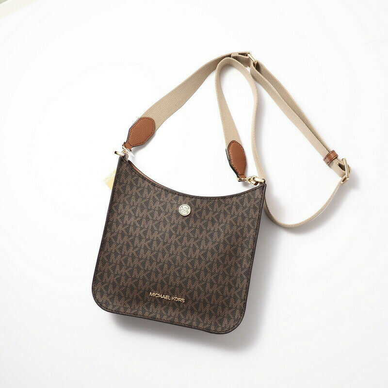 マイケルコース　ポシェット 【SALE】■未使用品■MICHAEL KORS マイケルコース BRILEY ブライリー MKロゴ レザー ミニ ショルダーバッグ《35SIG7BM1B》クロスボディバッグ ポシェット 鞄 ブラウン 20230408/GM9558