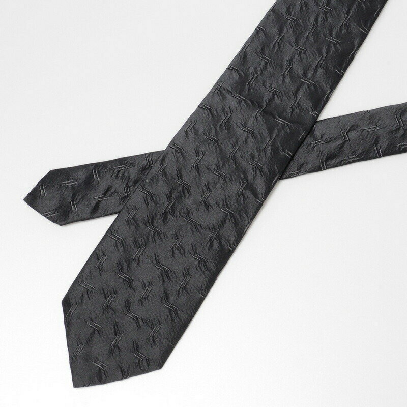 ■美品■GIORGIO ARMANI ジョルジオアルマーニ ネクタイ 幅8cm ブラック イタリア製 ブランド古着【中古】20230502/GN3427