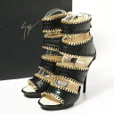 商品情報ブランドGiuseppe Zanotti ジュゼッペザノッティ生産イタリア製サイズ表記サイズ 35.522.5〜23.0cm相当アウトソール最大幅：約8.5cmヒール：約11cm※バックジップ素材ナッパレザーカラーブラックゴールドチェーン付属保存箱※撮影で使用したシューキーパーは付属いたしませんので予めご了承ください。■美品■Giuseppe Zanotti ジュゼッペザノッティ サンダル ブーサン 靴 サイズ35.5（22.5cm相当）ナッパレザー ブラック × ゴールドチェーン装飾 イタリア製 ブランド古着【中古】20230517/GN4553 ■美品■Giuseppe Zanotti ジュゼッペザノッティ サンダル ブーサン 靴 サイズ35.5（22.5cm相当） 【コンディション詳細追記】特筆すべき点なく良好なコンディションです。※念のため、ユーズド品にご理解の上ご購入くださいますようお願いいたします。 2