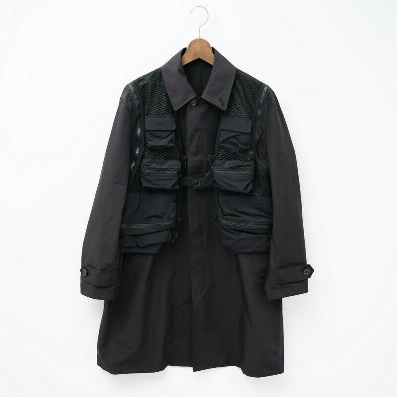Sue UNDERCOVER ライダースドッキングコート ネイビー M位 ファッション