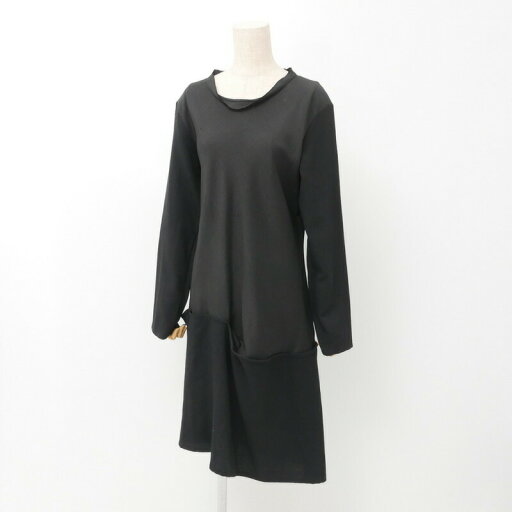 【SALE】■美品■YOHJI YAMAMOTO+NOIR ヨウジヤマモト プリュス ノアール 長袖 ワンピース ドレス サイズ3 シルク×ウール 異素材切替デザイン ブラック ブランド古着【中古】20240507/GP6498 【SALE】■美品■YOHJI YAMAMOTO+NOIR ヨウジヤマモト プリュス ノアール 長袖 ワンピース ドレス サイズ3 シルク×ウール 異素材切替デザイン ブラック ブランド古着【中古】20240507/GP6498
