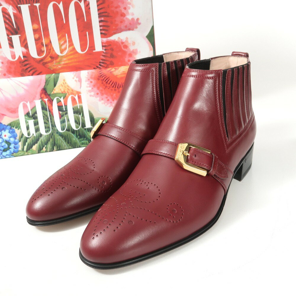 gucci///////////////\\\\\\\\\\\\\\\\\\\\\\\\\\\\\\\' - ■美品■GUCCI グッチ ブーティ サイズ36 サイドゴアブーツ 靴 メダリオン イタリア製 ブランド古着【中古】RA9155