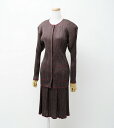 【SALE】ISSEY MIYAKE イッセイミヤケ アンサンブル サイズ3 セットアップ ジャケット スカート ブランド古着【中古】20230905/GO1630
