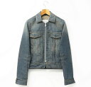 【プライスダウン】Maison Margiela メゾン マルジェラ デニムジャケット サイズ46 10 Gジャン ジップアップ インディゴ ブルー イタリア製 ブランド古着【中古】20231130/GO8355(4)