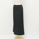 【プライスダウン】Yohji Yamamoto +NOIR ヨウジヤマモト プリュス ノアール スカート サイズ2 ロングスカート ウール ブラック ブランド古着【中古】20240514/GP6412