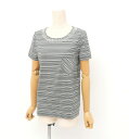 【プライスダウン】■未使用品■CHANEL シャネル カットソー サイズ38 半袖Tシャツ CCロゴ ココマーク ボーダー イタリア製 20240520/GP6399