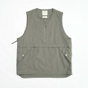 ■美品■snowpeak スノーピーク タキビ ウェザークロス ベストTAKIBI SPEC ベスト サイズL 焚 プルオーバー ハーフジップ ブランド古着【中...