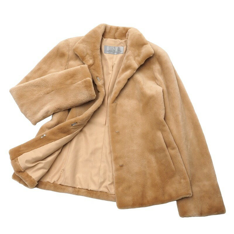 コート サイズM ミンクファー シェアードミンク MINK 毛皮 コート サイズM ミンクファー シェアードミンク MINK 毛皮
