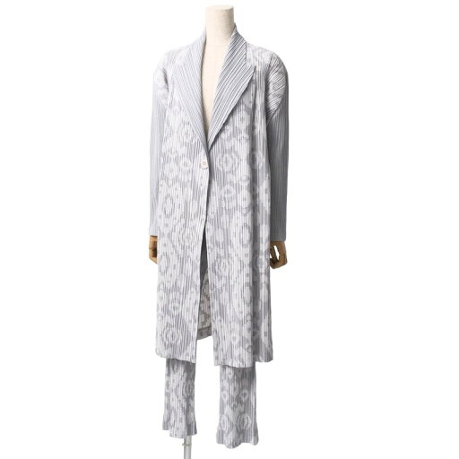 PLEATS PLEASE ISSEY MIYAKE プリーツプリーズ イッセイミヤケ パンツセットアップ サイズジャケット:2/パンツ:1 ロングジャケット ストレッチパンツ プリーツ 総柄 ブランド古着【中古】20240807/RA0837 PLEATS PLEASE ISSEY MIYAKE プリーツプリーズ イッセイミヤケ パンツセットアップ サイズジャケット:2/パンツ:1 ロングジャケット ストレッチパンツ プリーツ 総柄 ブランド古着【中古】20240807/RA0837