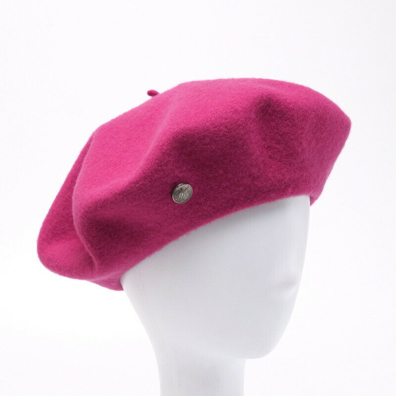 ■未使用品■Borsalino ボルサリーノ ベレー帽 サイズ58/M 帽子 マゼンタ イタリア製 20241108/RA1977