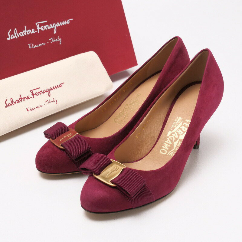 即出荷】 Ferragamo 人気のヴァラパープルヒールパンプス 靴 - 靴 即出荷】 Ferragamo 人気のヴァラパープルヒールパンプス 靴 - 靴
