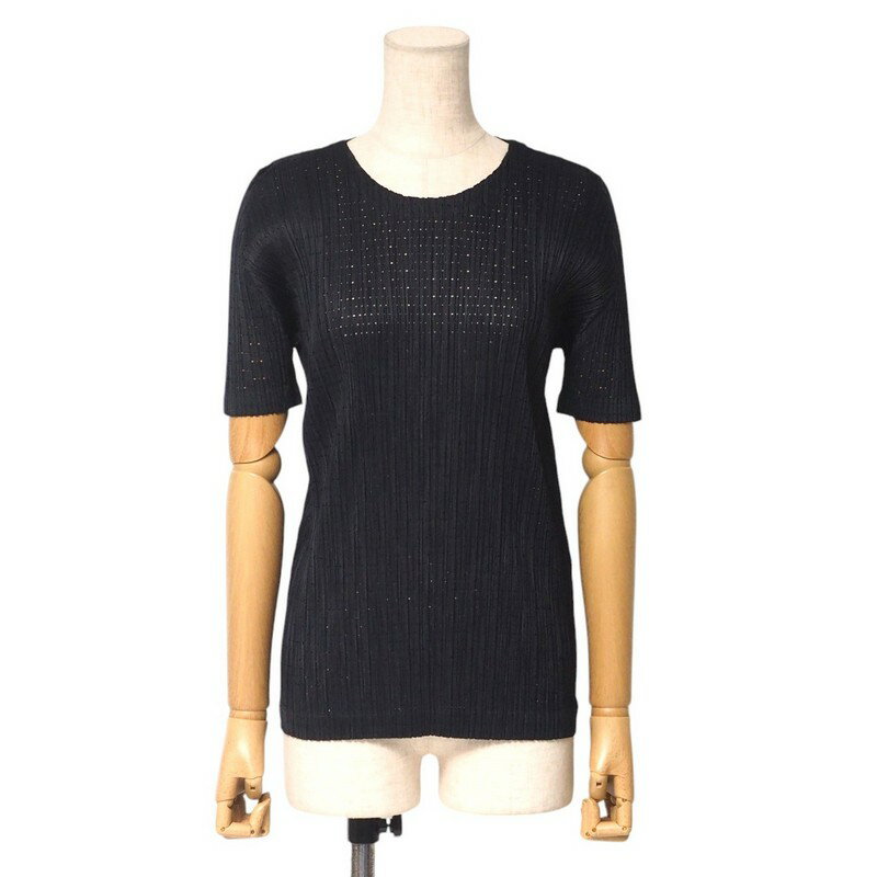 PLEATS PLEASE やばい ISSEY MIYAKE◇半袖カットソー PLEATS PLEASE やばい ISSEY MIYAKE◇半袖カットソー