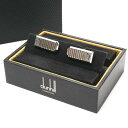 Dunhill ダンヒル カフス ロゴ カフリンクス カフスボタン シルバー ブランド古着【中古】20250502/RA4398