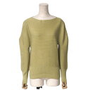 【プライスダウン】ISSEY MIYAKE イッセイミヤケ ニット サイズ2 132 5. ISSEY MIYAKE ボートネック セーター ブランド古着【中古...