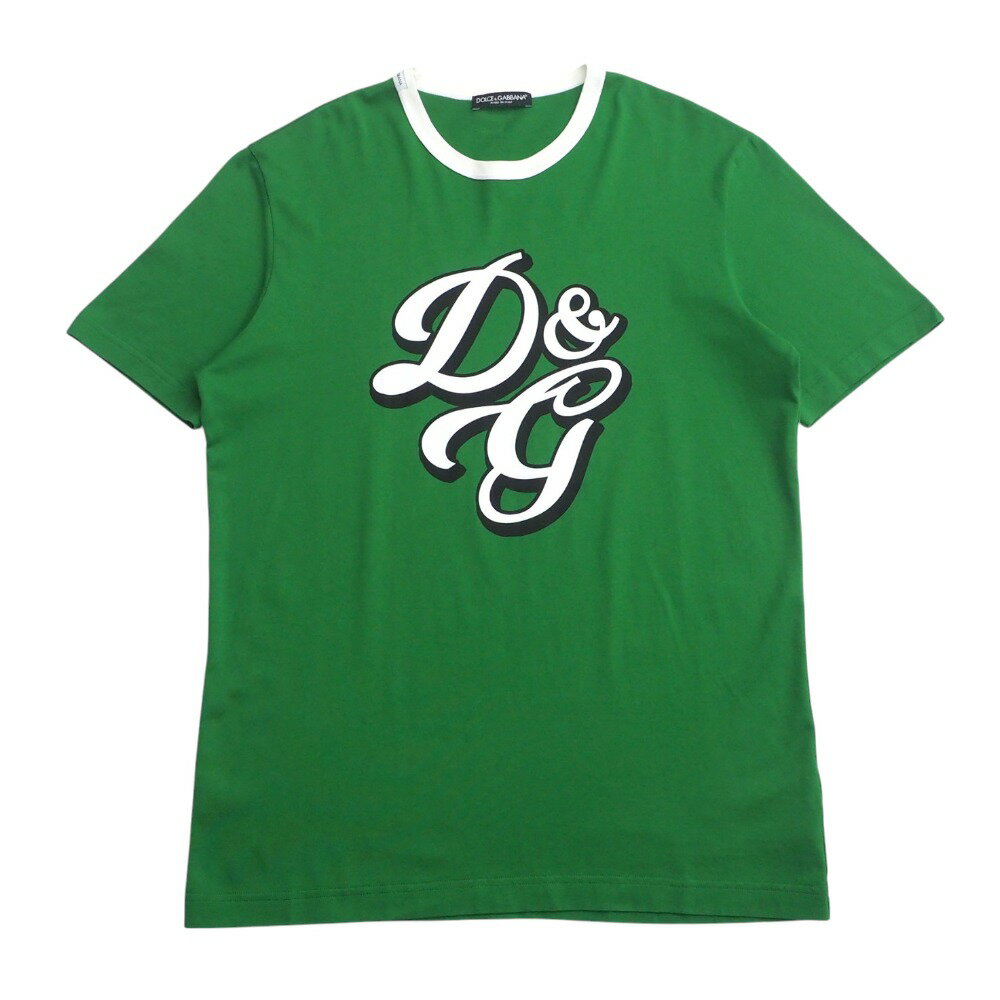 【Dolce&Gabbana】半袖Tシャツ コットン ロゴプレート グリーン 楽天市場】ドルチェ&ガッバーナ(カラーグリーン)(Tシャツ