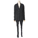 【プライスダウン】ISSEY MIYAKE イッセイミヤケ セットアップ サイズ- シワプリーツ ジャケット 3B テーパード パンツ ブランド古着【中古】20...