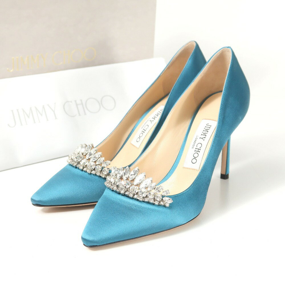 (新品同様)JIMMY CHOO ブルーパンプス 楽天市場】ジミーチュウ パンプス(カラーブルー)(靴)の通販