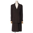 【SALE】CHANEL シャネル ヴィンテージ スカートスーツ サイズ42 96A セットアップ ミディ CCロゴ ココマーク フランス製 ブランド古着【中古】20250722/GP3242