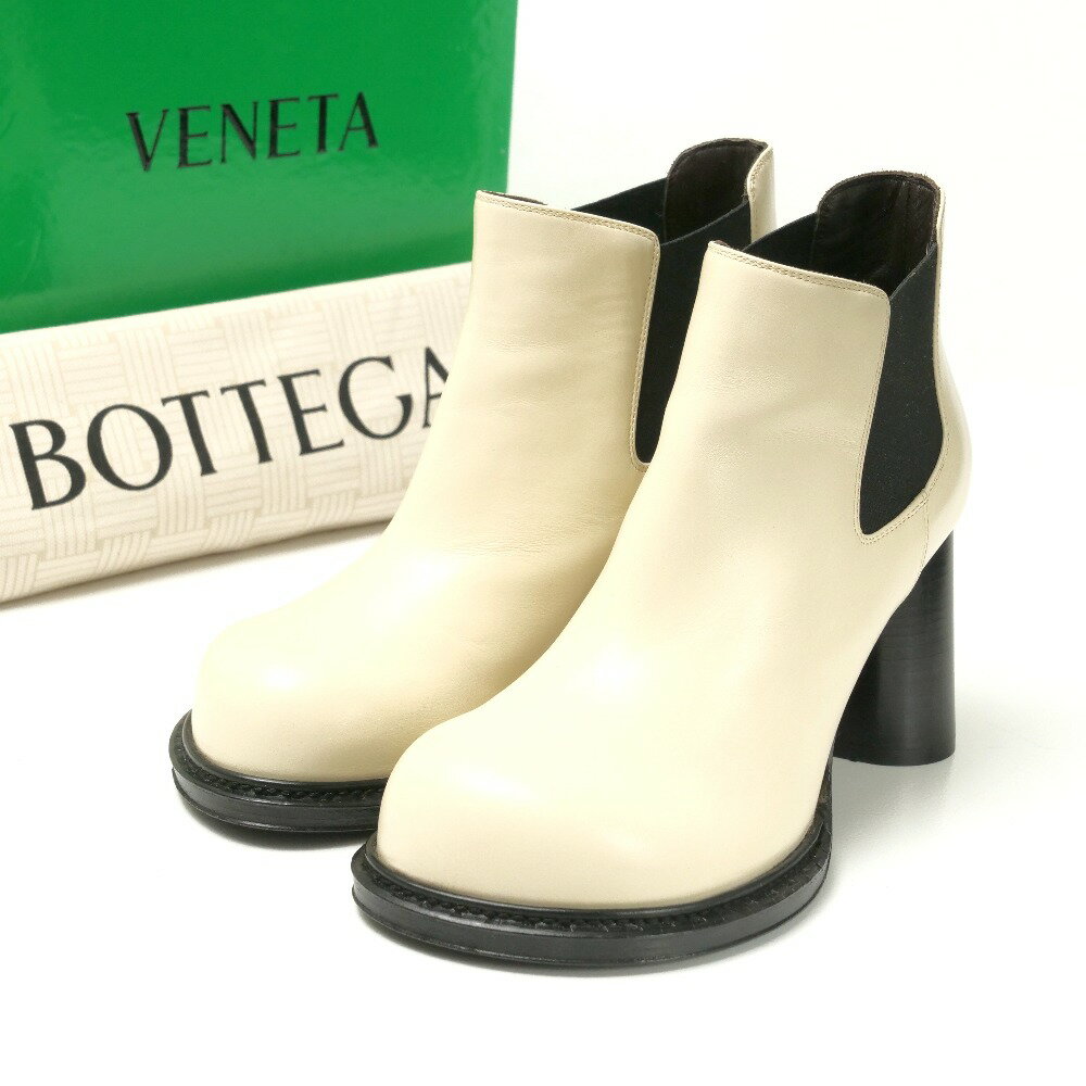 乐天商城 - BOTTEGAVENETA ボッテガヴェネタ ブーツ サイズ36 サイドゴアブーツ チェルシーブーツ ハイヒール ブランド古着【中古】20260310/RA8300
