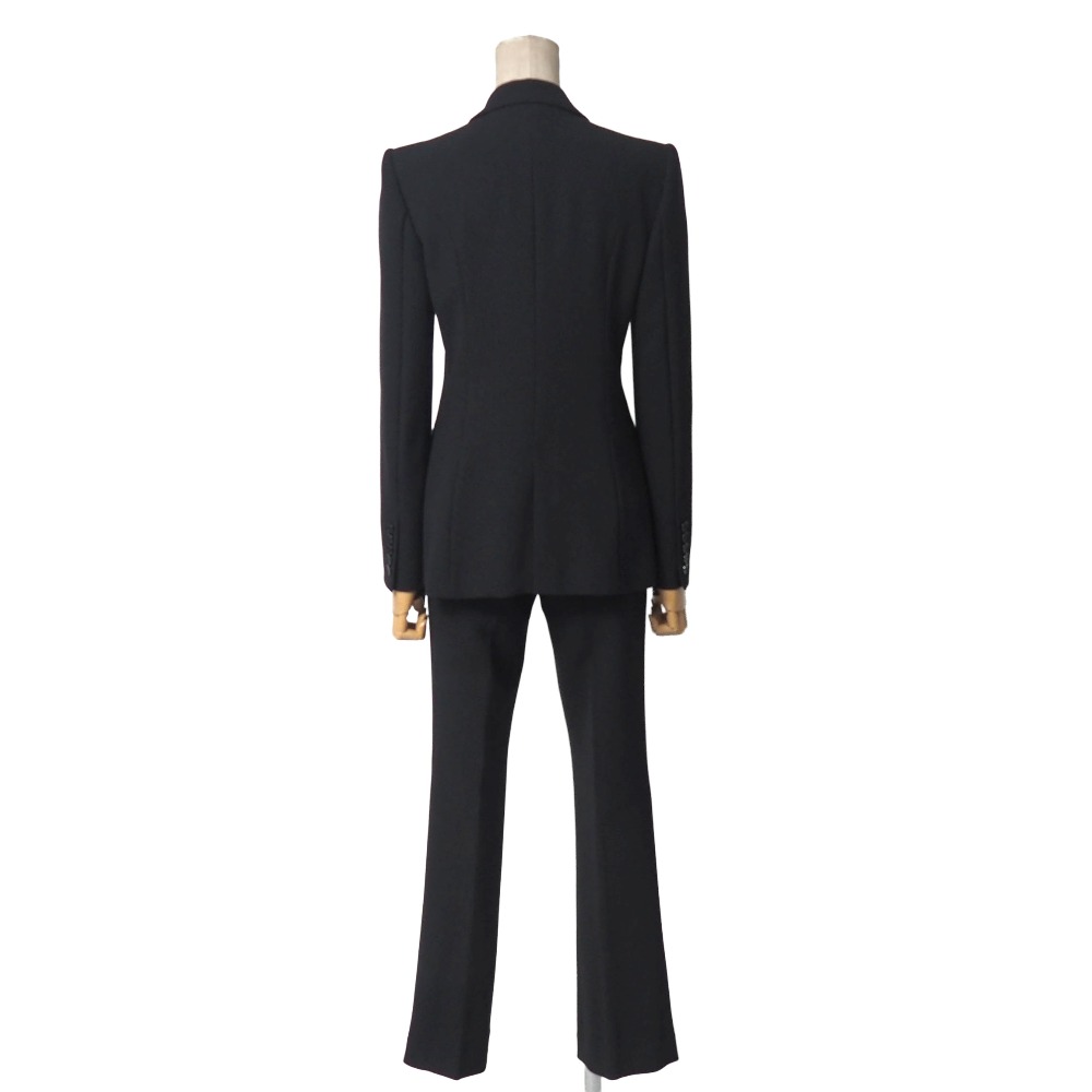 美品 BURBERRY バーバリー パンツスーツ サイズ36 テーラードジャケット スラックス ストレッチ ブランド古着 中古 trade-store-10205803 トレード楽天市場店 サンプル画像2