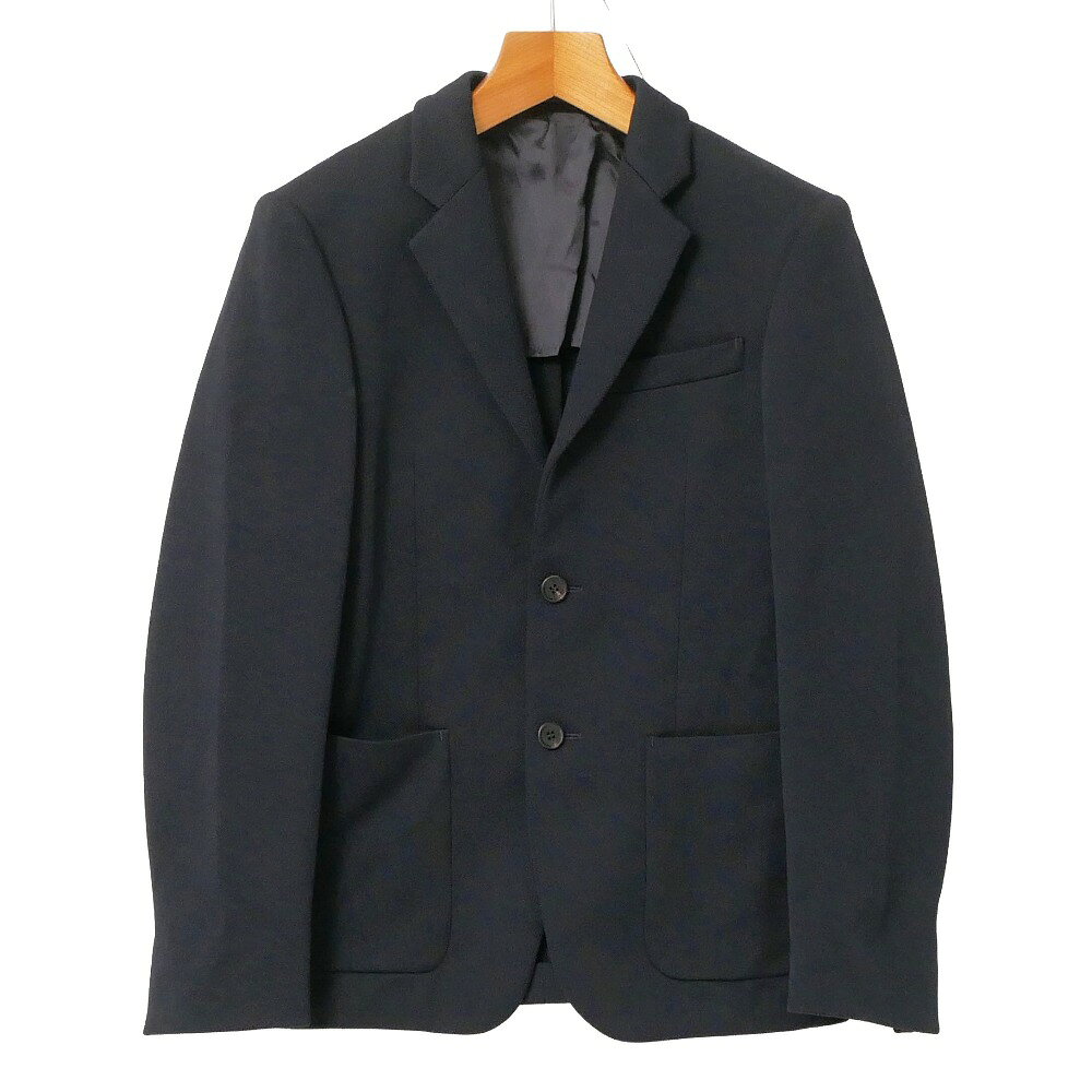【高級生地】プラダ PRADA 2B テーラードジャケット ブラック 48R rb0810-15.jpg
